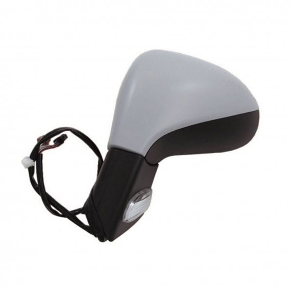 Accéder à la pièce Rétroviseur électrique gauche, apprêté, convexe, chauffant, avec feu clignotant (7 broches)