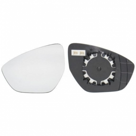 Accéder à la pièce Glace + support rétroviseur gauche, convexe, chauffant (2 broches)