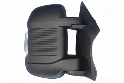 Accéder à la pièce Rétroviseur électrique droit, convexe, chauffant, avec feu clignotant, gravure, avertisseur d'angle mort, antenne numérique et rabattable électriquement. Bras court